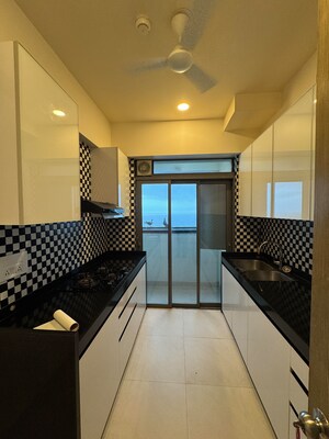 Kitchen in 3 BHK Apartment at Lodha Seamont, Malabar Hill – for Rent
