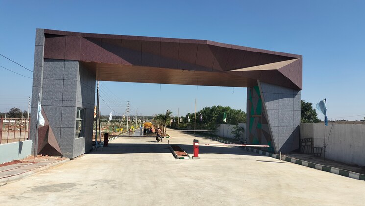 Exterior View, dream-city  200 Sq.Yd. Plot In Balapur Hyderabad 9295494