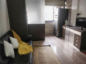 Living Room in 1 BHK Apartment at Jamnotri Apartment, Khar West – for Rent
