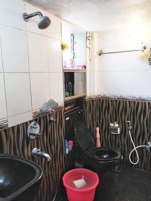 Bathroom in 1 BHK Apartment at Jamnotri Apartment, Khar West – for Rent