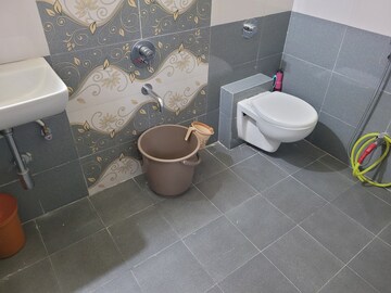 Bathroom in 2 BHK Apartment at Sharad Vaibhav, Model Colony – for Rent