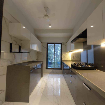 Kitchen in 2 BHK Apartment at Oxford Apartments Bandra West, St. Peters Colony – for Rent