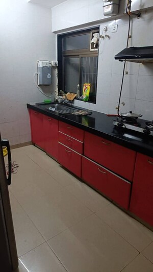 Kitchen in 3 BHK Apartment at Sai Simran Tower, Chembur – for Rent