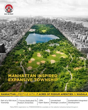 Master Plan in 2 BHK Apartment at Ajmera Manhattan, Bhakti Park – for Sale