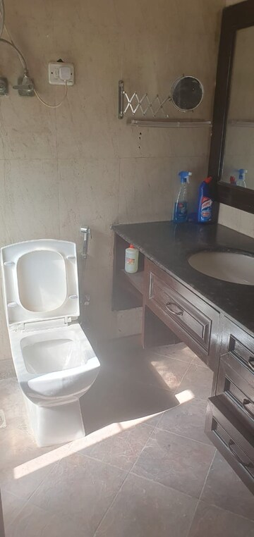 Bathroom in 3 BHK Builder Floor at Veera Safdarjung Enclave, Safdarjung Enclave – for Rent
