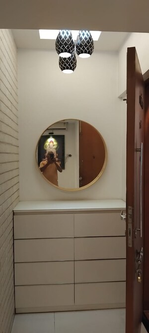 Living Room in 3 BHK Apartment at Rustomjee Azziano Wing D, Thane West – for Rent