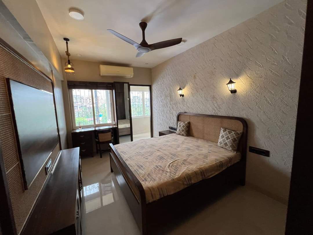 Bedroom in 2 BHK Apartment at Omkar Meridia, Kurla West – for Rent