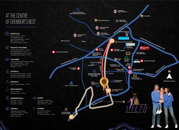 1 BHK Apartment – Map Location View at Sky Annex, Chembur - for Sale