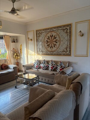 Living Room in 1 BHK Apartment at Bombay Taximens CHS, Lbs Marg – for Rent