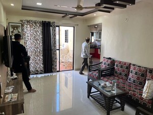 Living Room in 2 BHK Apartment at Aaroh Dwelling, Ambegaon Budruk – for Rent