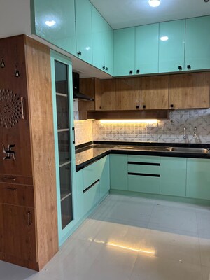 Kitchen in 2 BHK Apartment at Jains Aashraya, Bannerghatta – for Rent