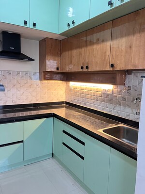 Kitchen in 2 BHK Apartment at Jains Aashraya, Bannerghatta – for Rent