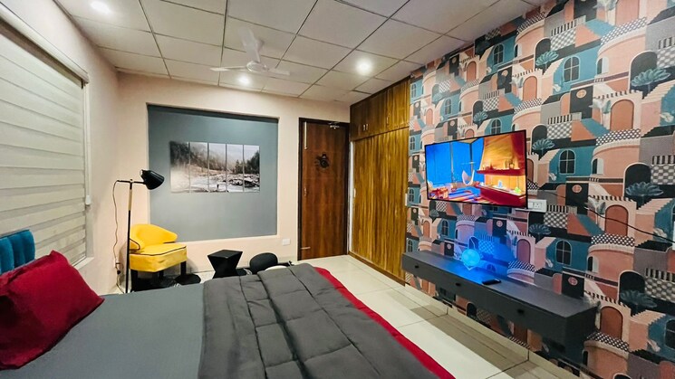 Bedroom, patiala road 1 Bedroom 1000 Sq.Ft. Apartment In Patiala Road Zirakpur 9295770