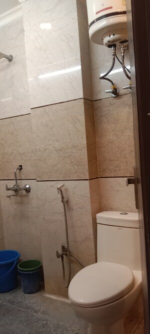 Bathroom in 2 BHK Builder Floor at Saket – for Rent