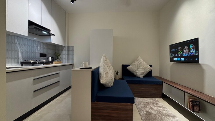 Living Room, sector 56 1 RK 250 Sq.Ft. Builder Floor In Sector 56 Gurgaon 9295814