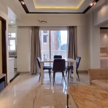Living Room in 2 BHK Apartment at Radhey Krishna Casa Green Exotica, Sgpgi – for Sale