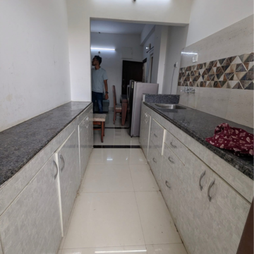 Kitchen in 2 BHK Apartment at SSV Residency Kondapur, Masjid Banda – for Rent