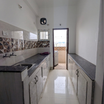 Kitchen in 2 BHK Apartment at SSV Residency Kondapur, Masjid Banda – for Rent