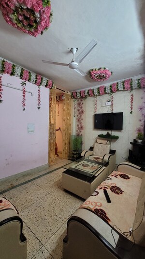 Living Room in 2 BHK Builder Floor at Dilshad Colony – for Sale