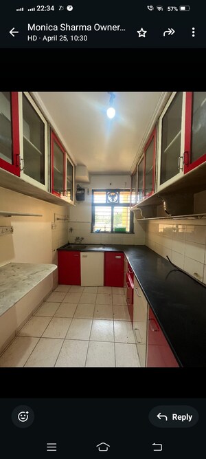 Kitchen in 3 BHK Apartment at Hiranandani Estate Princeton, Ghodbunder Road – for Rent