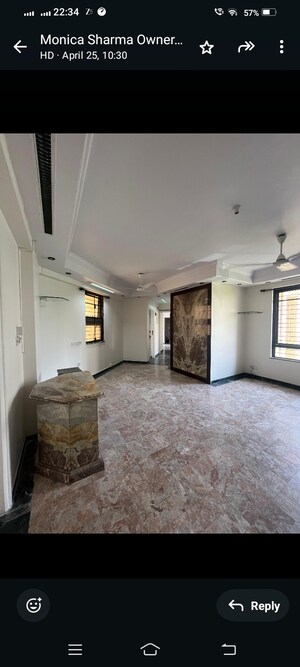 Living Room in 3 BHK Apartment at Hiranandani Estate Princeton, Ghodbunder Road – for Rent
