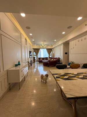 Living Room in 3 BHK Apartment at Worli – for Rent