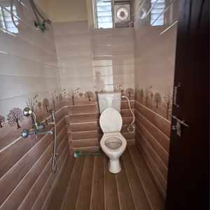 Bathroom in 1 BHK Apartment at SK Residency Kondapur, Sriram Nagar – for Rent