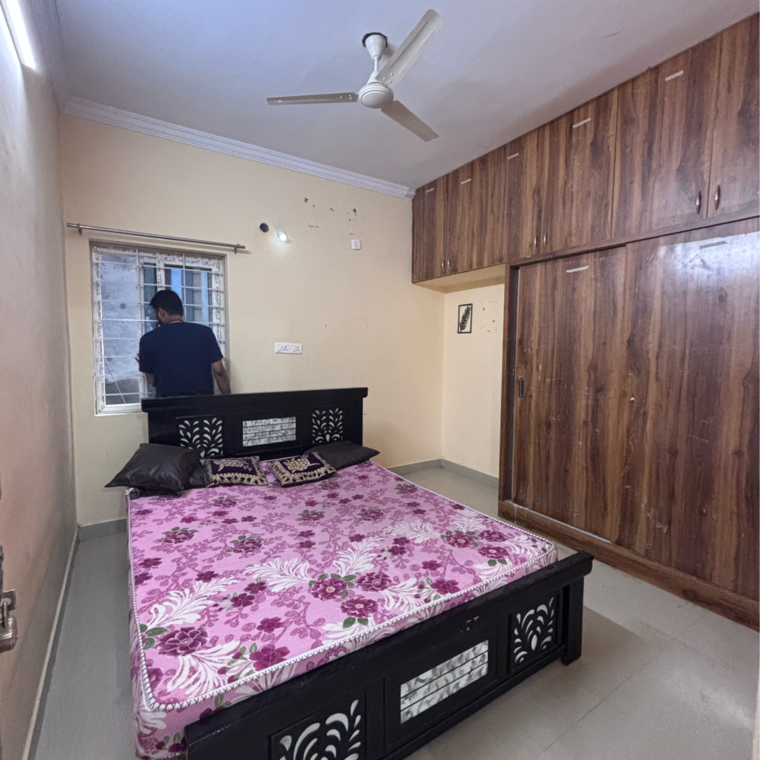 Bedroom, sk-residency-kondapur 1 Bedroom 750 Sq.Ft. Apartment In Sriram Nagar Hyderabad 9295893