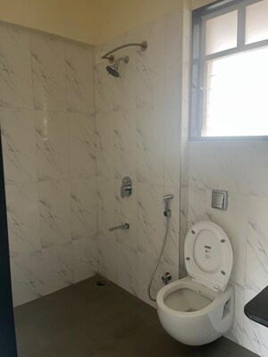 Bathroom in 3 BHK Apartment at Nyati Era, Dhanori – for Rent