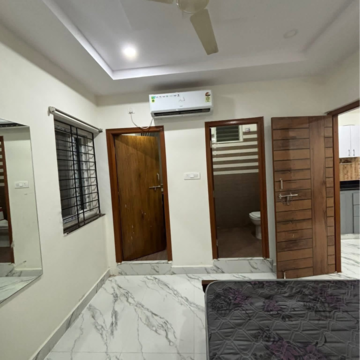 Bedroom in 1 BHK Apartment at Sri Sai Nivas Kondapur, Kothaguda – for Rent