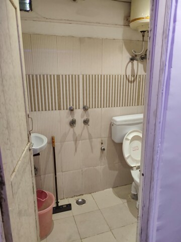 Bathroom in 1 BHK Builder Floor at Malviya Nagar – for Rent