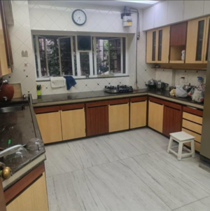 Kitchen in 2 BHK Apartment at Vedant CHS Santacruz, Goi Staff Colony – for Rent