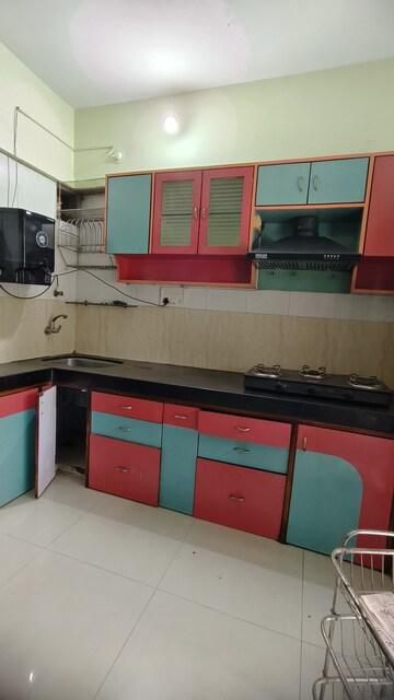 Kitchen in 2 BHK Apartment at Sanghvi Valley, Kalwa – for Rent