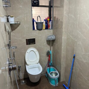 Bathroom in 2 BHK Apartment at Windsor Apartment Bandra West, St. Peters Colony – for Rent
