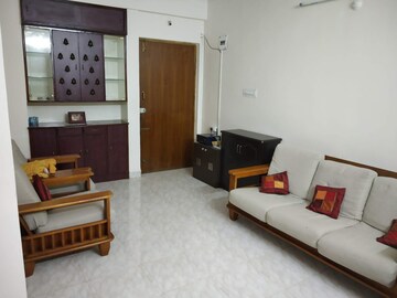 Living Room in 2 BHK Apartment at Airview Homes, Murugesh Palya – for Rent
