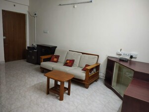 Living Room in 2 BHK Apartment at Airview Homes, Murugesh Palya – for Rent