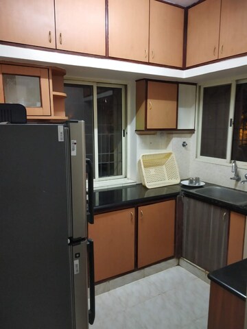 Kitchen in 2 BHK Apartment at Airview Homes, Murugesh Palya – for Rent