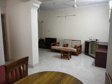Living Room in 2 BHK Apartment at Airview Homes, Murugesh Palya – for Rent