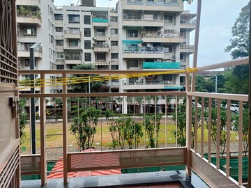 Balcony in 2 BHK Apartment at Raviraj Park Island, Yerawada – for Rent