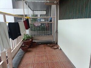 Balcony in 2 BHK Apartment at Raviraj Park Island, Yerawada – for Rent