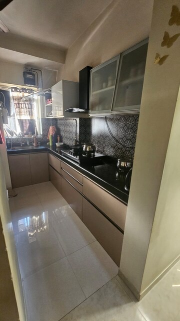 Kitchen in 2 BHK Apartment at Lodha Amara, Kolshet Road – for Rent