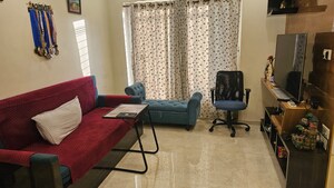 Living Room in 2 BHK Apartment at Lodha Amara, Kolshet Road – for Rent