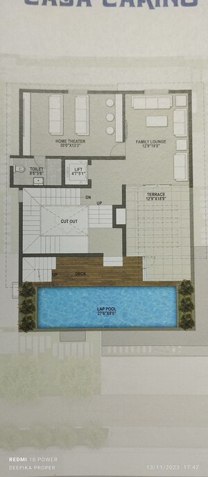 Master Plan in 5 BHK Villa at SMR SMS Vinay Casa Carino, Bandlaguda Jagir – for Sale