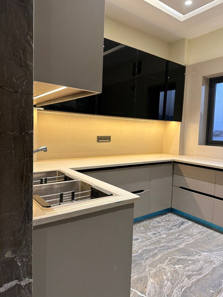 Kitchen, unitech-south-city-1 3 Bedroom 1900 Sq.Ft. Builder Floor In South City 1 Gurgaon 9296151