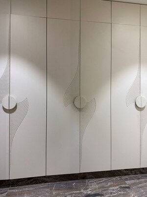 Building Lobby in 3 BHK Builder Floor at Unitech South City 1, South City 1 – for Rent