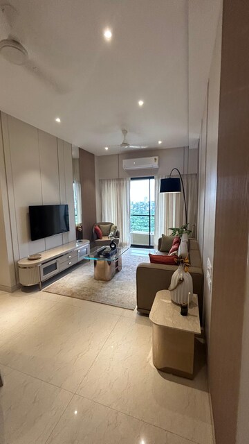 Living Room in 3 BHK Apartment at Raheja Interface Heights, Malad West – for Sale