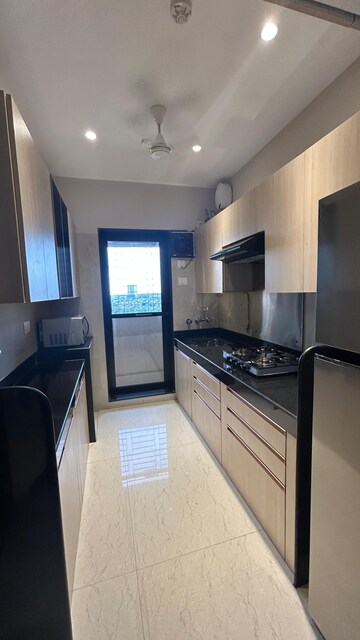 Kitchen in 3 BHK Apartment at Raheja Interface Heights, Malad West – for Sale