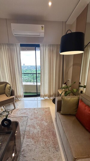 Living Room in 3 BHK Apartment at Raheja Interface Heights, Malad West – for Sale