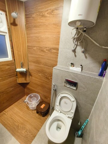 Bathroom in 1 BHK Apartment at Purvanchal Royal City, Chi V Greater Noida – for Rent
