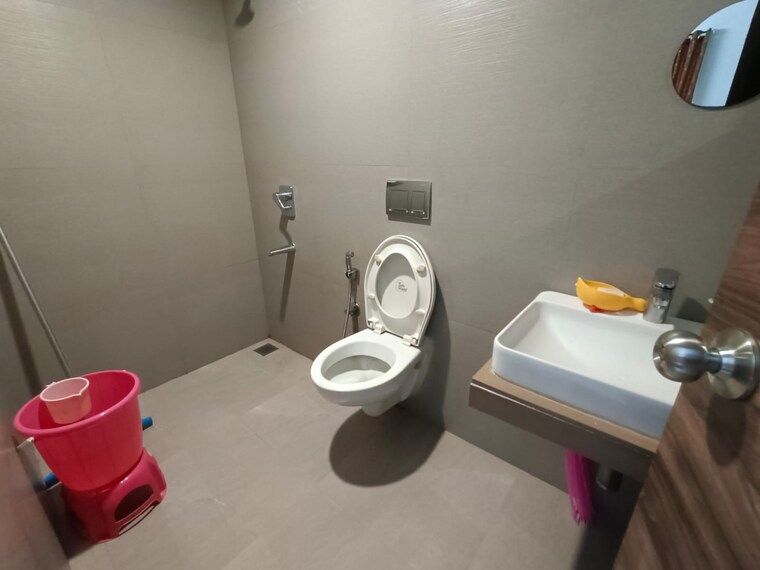 Bathroom, akshar-alvario 2 Bedroom 1140 Sq.Ft. Apartment In Seawoods Navi Mumbai 9296175